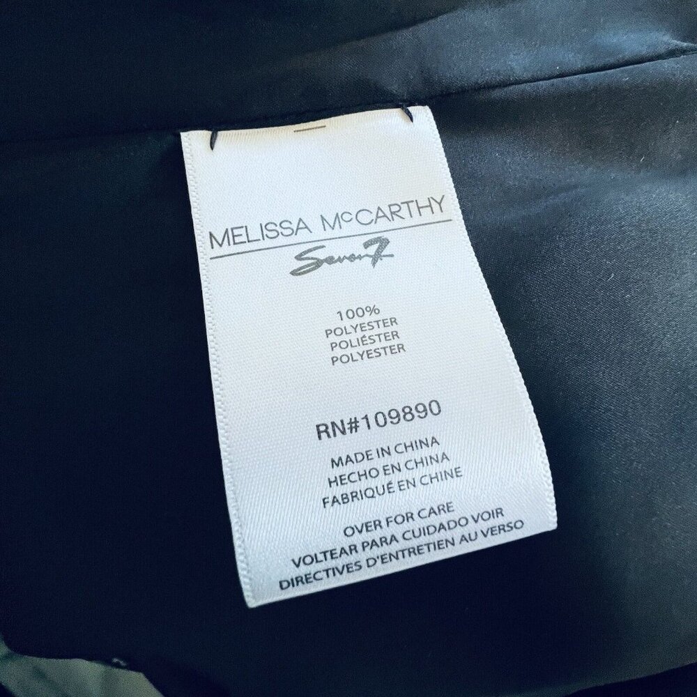 NWT Melissa McCarthy Seven7 Bomber Jacket Sz 2X Reversible Colorful Abstract - Picture 12 of 16